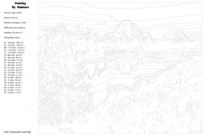 Картина по номерам, 40 x 50, KTMK-22493