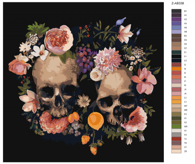 Картина по номерам, 72 x 72, Z-AB338