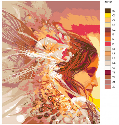 Картина по номерам, 40 x 50, ARTH-AH198