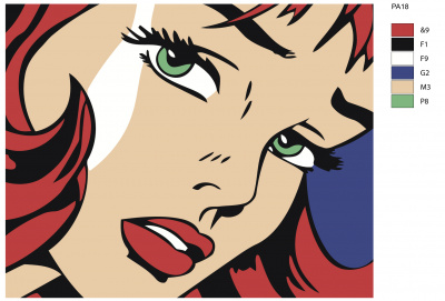 Картина по номерам, 80 x 100, PA18