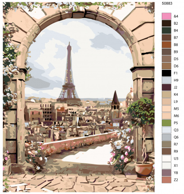 Картина по номерам, 100 x 125, KTMK-50883