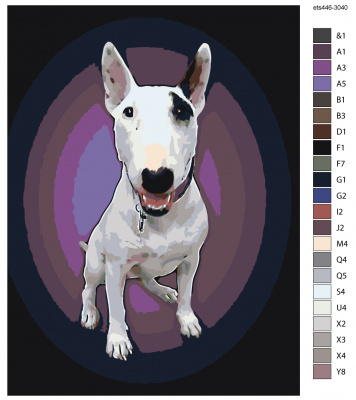 Картина по номерам, 45 x 60, ets446-3040