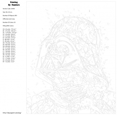 Картина по номерам, 40 x 50, KTMK-24440