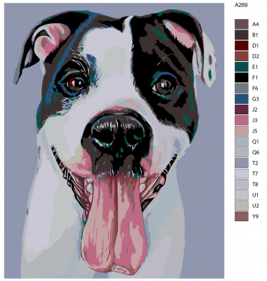 Картина по номерам, 72 x 90, A269