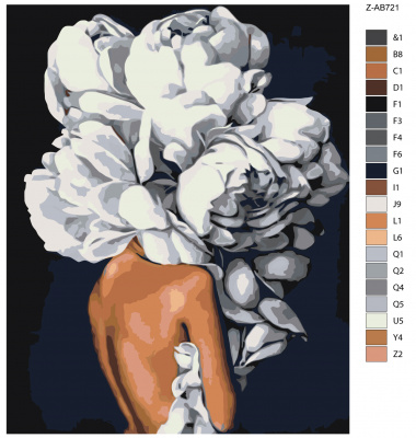 Картина по номерам, 72 x 90, Z-AB721