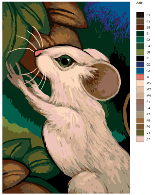 Картина по номерам, 80 x 120, A381