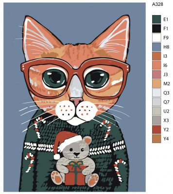 Картина по номерам, 30 x 40, A328