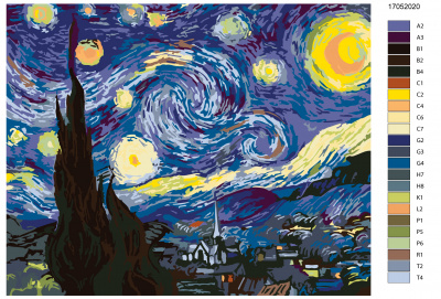 Картина по номерам, 48 x 60, AYAY-17052020