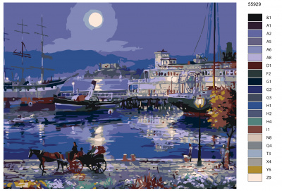 Картина по номерам, 100 x 125, KTMK-55929