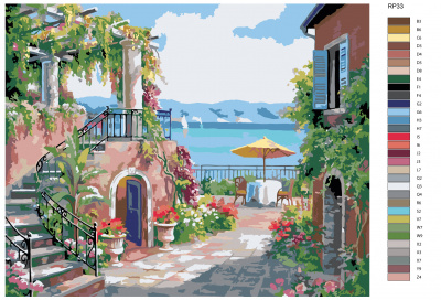 Картина по номерам, 72 x 90, RP33