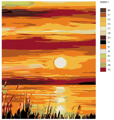 Картина по номерам, 100 x 125, KTMK-92452-1