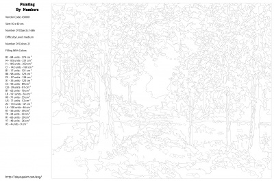 Картина по номерам, 40 x 50, KTMK-430001