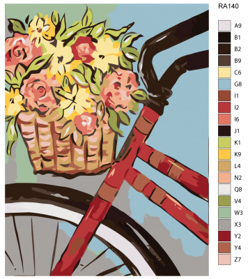 Картина по номерам, 45 x 60, RA140