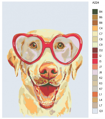 Картина по номерам, 75 x 100, A224