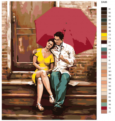 Картина по номерам, 48 x 60, DA06