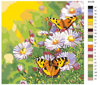 Картина по номерам, 100 x 100, RA156