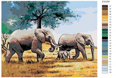 Картина по номерам, 80 x 100, Z-Z101276