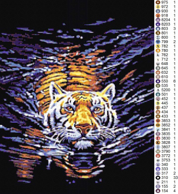 Картина со стразами, 40 x 50, DI-RA047