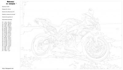 Картина по номерам, 40 x 60, Z-Z2263