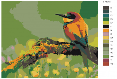 Картина по номерам, 72 x 90, Z-AB292