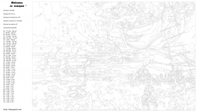 Картина по номерам, 40 x 60, Z101800