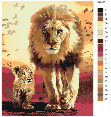 Картина по номерам, 48 x 60, KTMK-972521