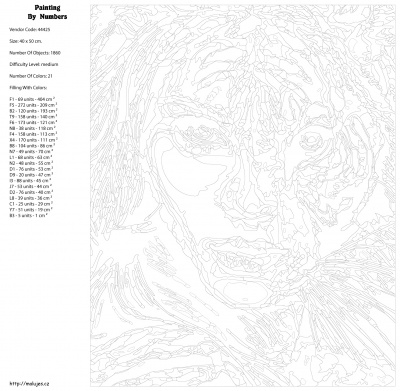 Картина по номерам, 40 x 50, KTMK-44425