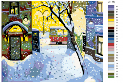 Картина по номерам, 72 x 90, Z31382