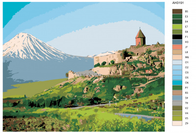 Картина по номерам, 72 x 90, ARTH-AH319