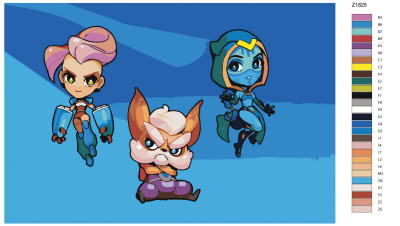 Картина по номерам, 40 x 60, Z1825