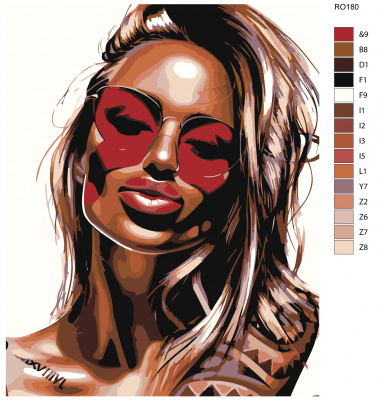 Картина по номерам, 100 x 125, RO180