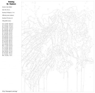 Картина по номерам, 40 x 50, KTMK-48662