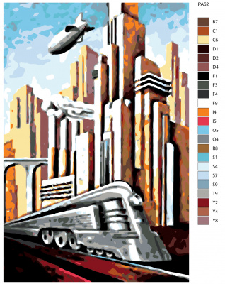 Картина по номерам, 100 x 150, PA52