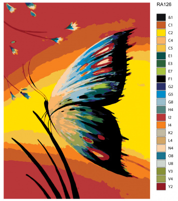 Картина по номерам, 54 x 72, RA126