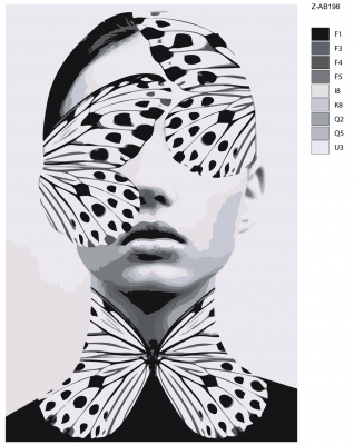 Картина по номерам, 40 x 60, Z-AB196