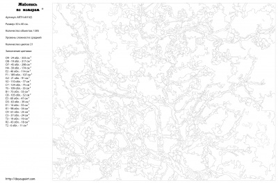 Картина по номерам, 40 x 50, ARTH-AH165