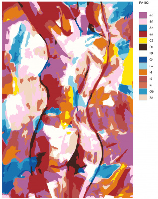 Картина по номерам, 48 x 72, PA192