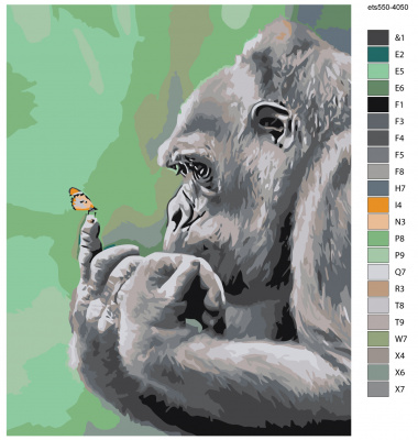 Картина по номерам, 40 x 50, ets550-40501