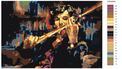 Картина по номерам, 60 x 90, ZAKAZ009