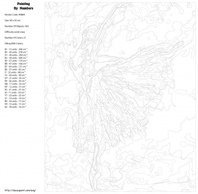 Картина по номерам, 40 x 50, KTMK-94884