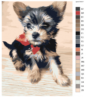 Картина по номерам, 45 x 60, zgena130420-7