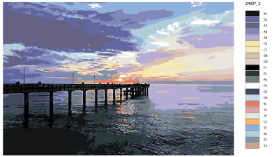 Картина по номерам, 40 x 60, Z4697-2