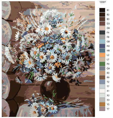 Картина по номерам, 72 x 90, KTMK-10307