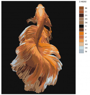 Картина по номерам, 40 x 50, Z-AB282