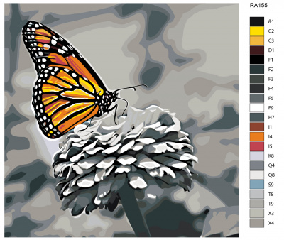 Картина по номерам, 60 x 60, RA155