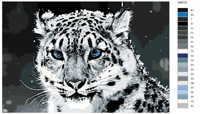 Картина по номерам, 80 x 120, Z49772