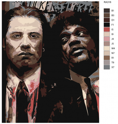 Картина по номерам, 48 x 60, RA316