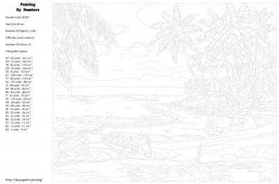 Картина по номерам, 40 x 50, KTMK-82367