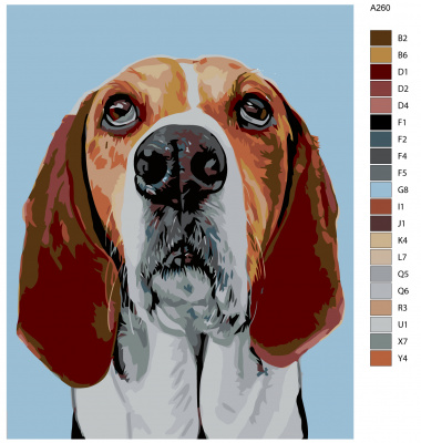 Картина по номерам, 48 x 60, A260