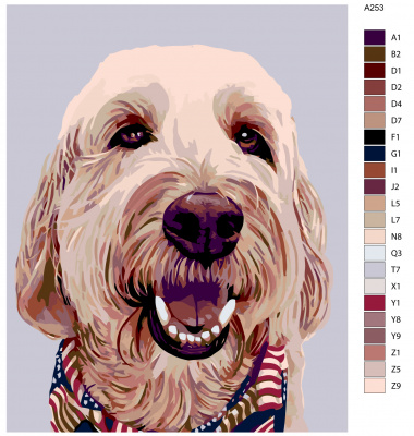 Картина по номерам, 48 x 60, A253